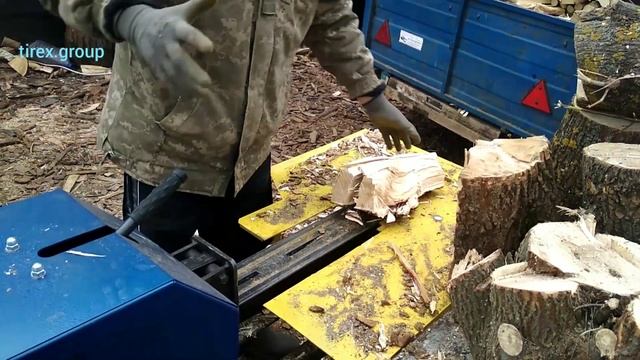 Испытания Дровокола реечного на Клёне. смотреть онлайн