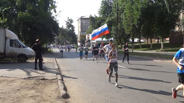 Казаки в охране "Забега добрых дел" смотреть онлайн