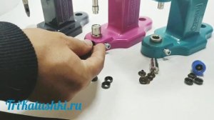 Установка кнопки для одежды № 61 Омега