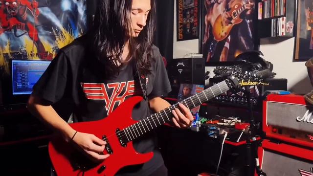 Satriani Inspired Original by Aaron Ferguson w/ 1991-92 Jackson Stealth Pro смотреть онлайн