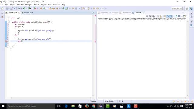 Nested if In Java -Malayalam #8 смотреть онлайн