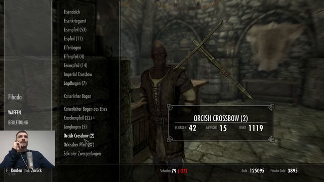Ein Ork von der Dämmerwacht geht Armbrüste kaufen | TES - Skyrim (AE) - Interessantes смотреть онлайн