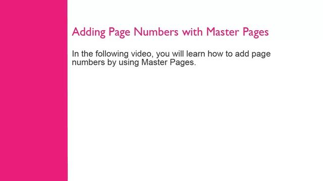 How to Create a Manual in InDesign Using Master Pages смотреть онлайн