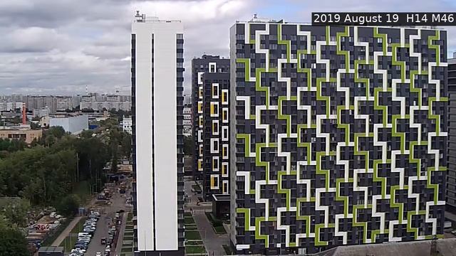 Стройка ЖК Летний сад (2 камера) 19 августа 2019 г смотреть онлайн