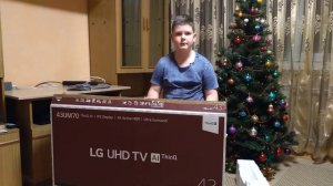 Распаковка телевизора LG