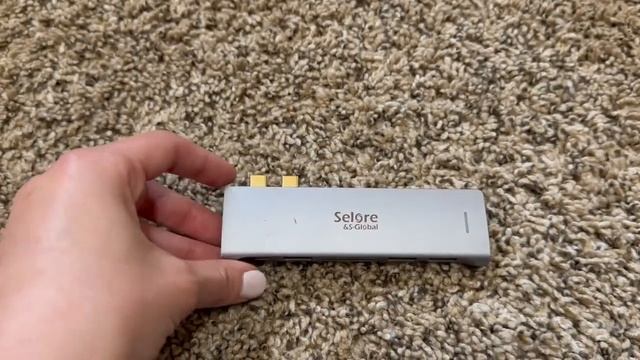 USB C Adapter for MacBook Pro/MacBook Air M1 M2 2021 2020 2019 2018 13" 15" 16", 6 in 1 USB-C Hub смотреть онлайн