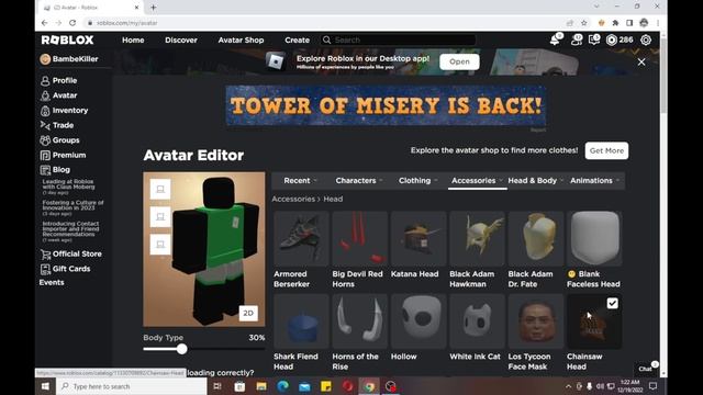 How to make Chainsaw Man/Pochita's Form in Roblox смотреть онлайн