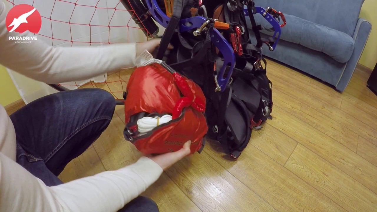Парапланеризм: как установить парашют на парамотор с подвесной системой Sky Country смотреть онлайн