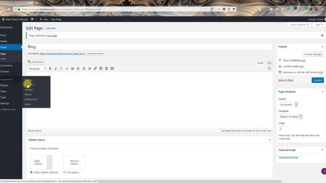Step 2: Setting up Static Front Page | Business One Page WordPress Theme смотреть онлайн