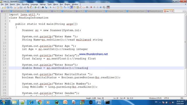 Part 6 Reading Data By Scanner Class in Java Programming смотреть онлайн