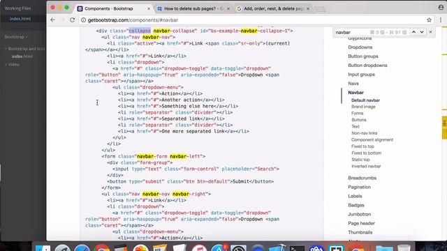 [Bootstrap 3][中文] 05. 上方導覽條Nav bar介紹 смотреть онлайн