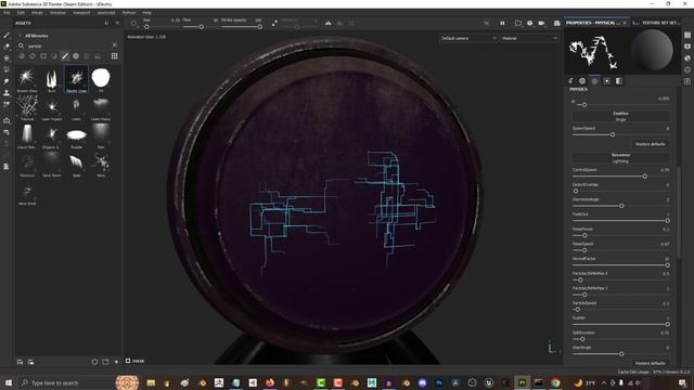 Substance-Painter: Particle Brushes (Electric-Lines) смотреть онлайн