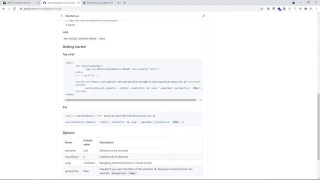Параллакс элементов js | JS практика ? смотреть онлайн