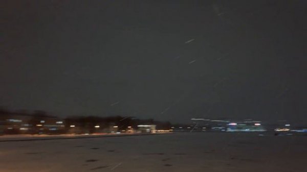 Snowfall walk in Russia 2023, Mooncats street, winter ambiece walk [4K]