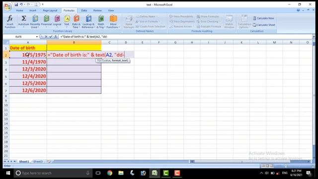 Right way to use text formula in excel || tips and tricks || смотреть онлайн