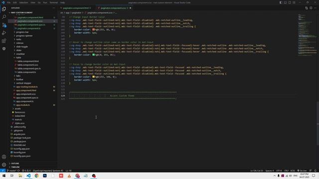 41) Mat Paginator (primary, accent, warn theme) Customize in Angular 15 смотреть онлайн