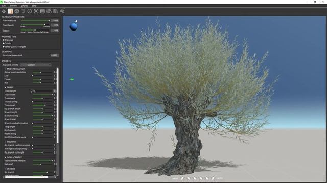 PlantCatalog: 3D White willow pollarded - Salix alba pollarded - procedural vegetation engine смотреть онлайн