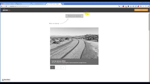 PagePrint - Adobe Muse виджет для функции печати на responsive сайте смотреть онлайн