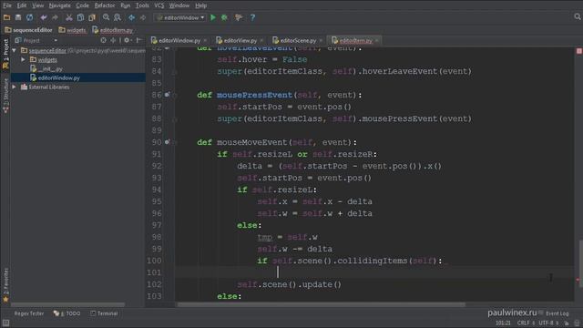 31 Sequence Editor Коллизия во время изменения размера смотреть онлайн