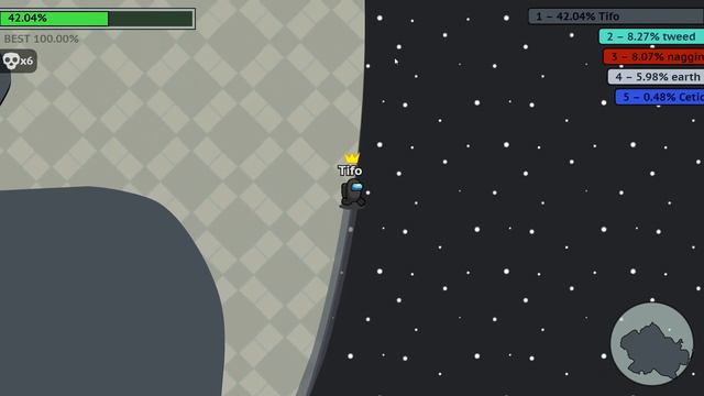 Paper.io 2 [Among Us] Map Control: 100.00% Amogus.io смотреть онлайн
