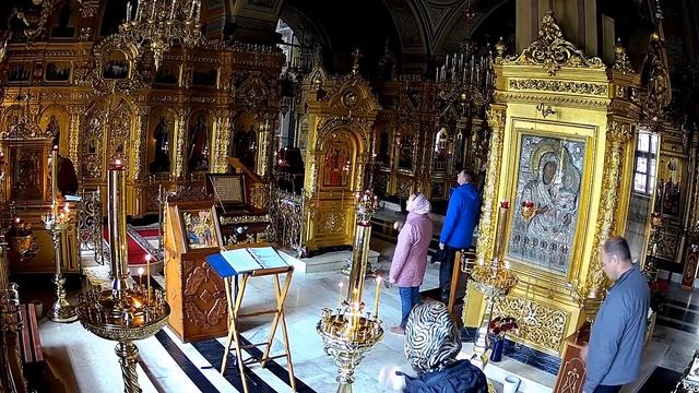 24.5.22. Вечерня и утреня. Отдание Преполовения Пятидесятницы. Свщмч. Гермогена, патр. Московского смотреть онлайн