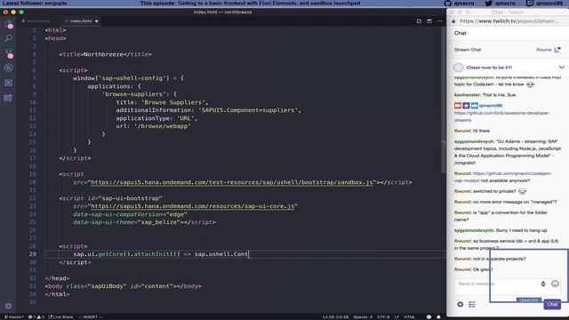 Ep.16 – Getting to a basic frontend with SAP Fiori Elements, and sandbox launchpad смотреть онлайн