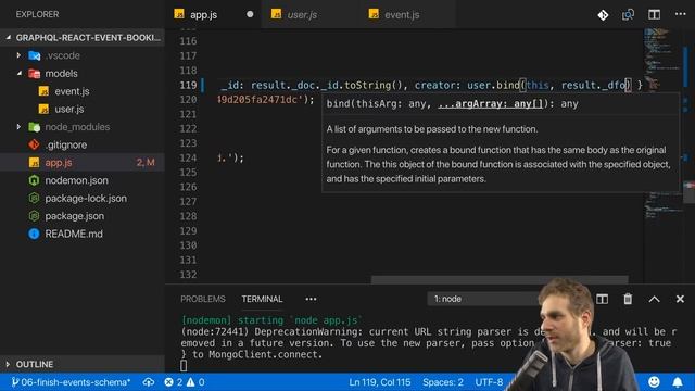 #7 Dynamic Relations | Build a Complete App with GraphQL, Node.js, MongoDB and React.js смотреть онлайн