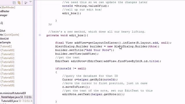 Android Tutorial 19 - Insert Update Delete List in Database via AlertDialog смотреть онлайн