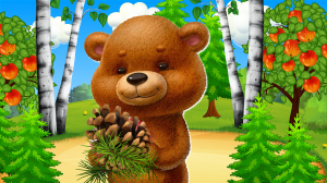Мишка Косолапый по лесу идёт  - Мультик  Детям