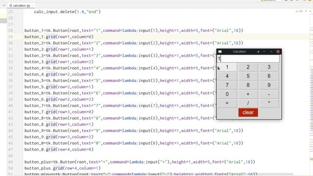 Python GUI with Tkinter - Calculator app смотреть онлайн