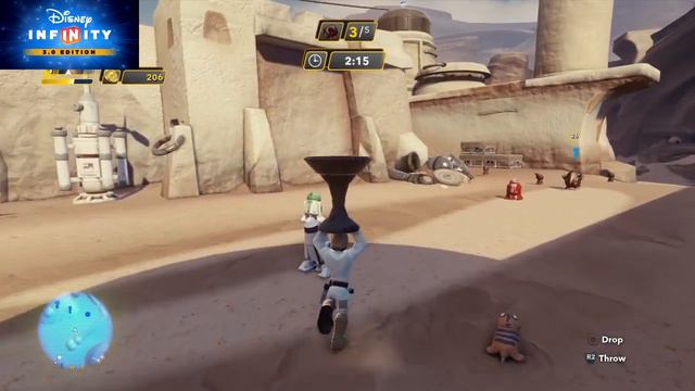 DISNEY INFINITY 3.0 STAR WARS - Rise Against The Empire Playset (Wamp Rat Locations) смотреть онлайн