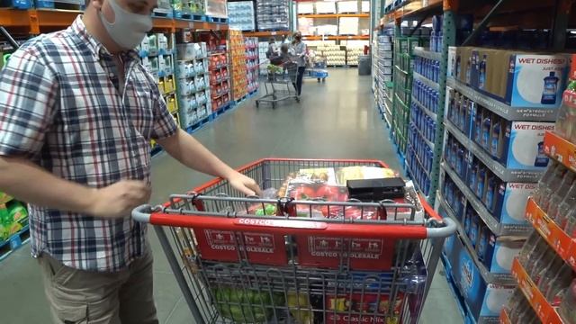 Покупки в Costco / Закупились на $600 на месяц жизни в Америке / Цены на еду в США / Большая закупк смотреть онлайн