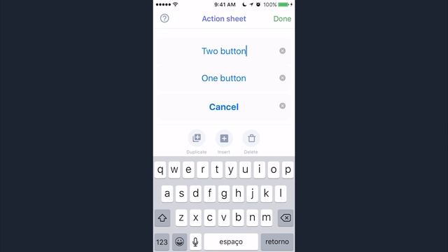 Tster iOS UI kit - Action Sheet смотреть онлайн