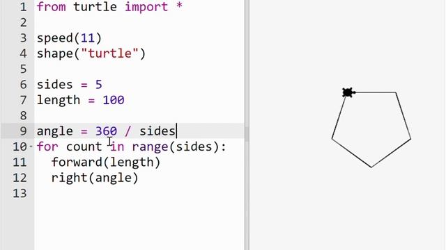 Python Skilpadder - Steg 4 смотреть онлайн