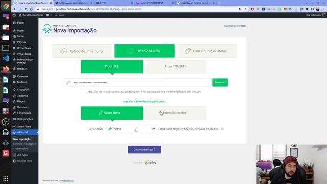 Como Importar Dados da API com Wordpress [ SUPER FÁCIL ] смотреть онлайн