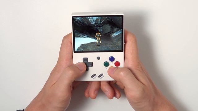 Tomb Raider PS1 gameplay Miyoo Mini Plus retro game console смотреть онлайн