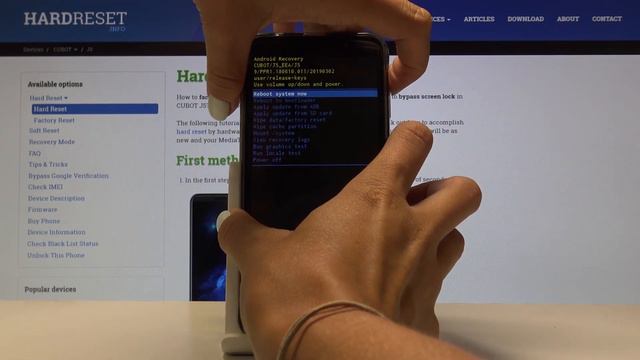 How to Wipe Cache Partition in CUBOT J5 - Refresh System / Optimization смотреть онлайн