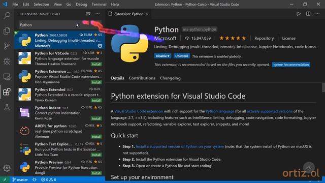 Python - Curso: 2 Microsoft Visual Studio Code como Editor para Seguir el Curso смотреть онлайн
