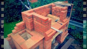 Кладка барбекю с печью под казан и коптильней (уличный печной комплекс) своими руками