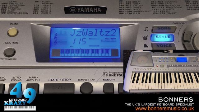 Yamaha PSR-290 Keyboard - 135 Accompaniment Styles Part 3/3 смотреть онлайн
