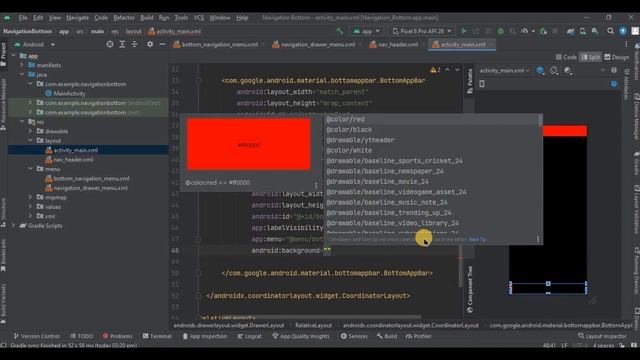 Navigation Drawer + Bottom Navigation in Android Studio | All in One App | Explanation смотреть онлайн
