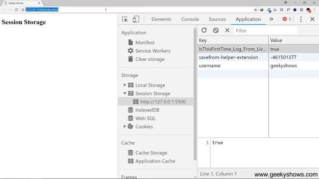 Session Storage in JavaScript (Hindi) смотреть онлайн