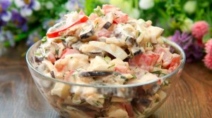 НЕ ОТОРВАТЬСЯ, как ВКУСНО! Салат с Баклажанами. Простой Рецепт. Ешь и Худей! #shorts