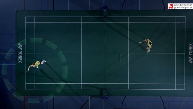 Badminton: Drop Vorhand (von oben) смотреть онлайн