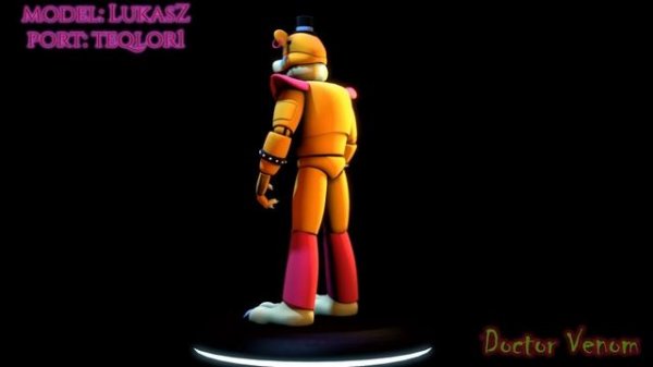 [SFM][FNaF] Model evolution: Glamrock Freddy (Security Breach)