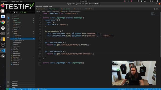 Part 9: Cypress.IO API Testing Tutorial - Login & Logout für PHP testen (Symfony & Sulu CMS) смотреть онлайн