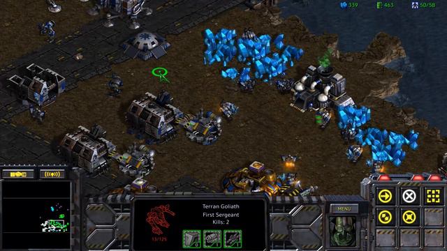 StarCraft: Remastered Enslavers Co-op Campaign Mission 1 - Schezar's Scavengers смотреть онлайн