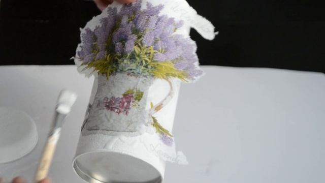 ПЕРЕДЕЛКА ПЕРЕКРАСКА ЖЕСТЯНОЙ БАНКИ/ ДЕКУПАЖ/ ПРОВАНС смотреть онлайн