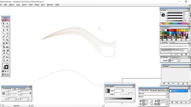 How to Create Vigding Card designs in illustrators by Niribili Computer Omarfaruk смотреть онлайн