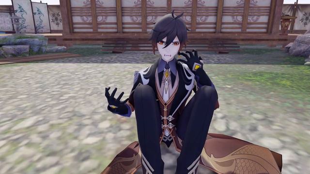 Drunk Archon.exe | MMD Meme Animation | Genshin Impact - Zhongli & Venti